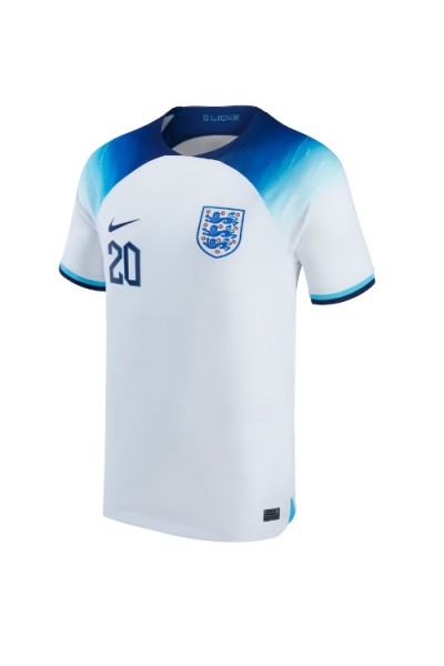 Fotbalové Dres Anglie Phil Foden #20 Domácí Oblečení MS 2022 Krátký Rukáv